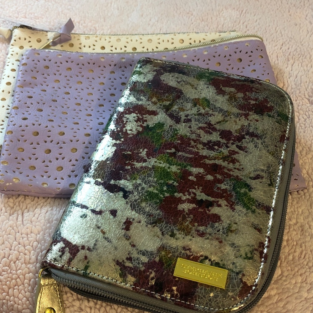 Final price🙏🏻Stephanie Johnson jewelry  pouch plus 2 makeup ones 3 total